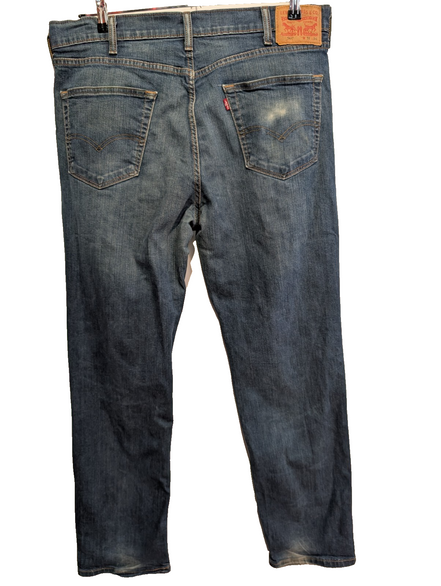 Jean Levi's 541 Homme Vintage Bleu Foncé W38 L34 Denim Stretch Pantalon Chic