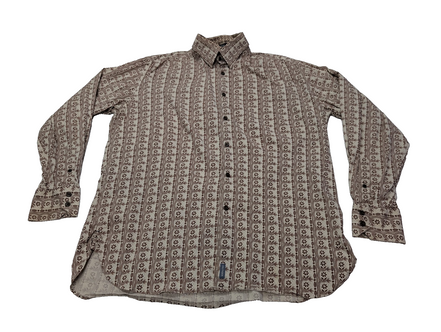 Chemise Tommy Hilfiger motifs fleurie marguerites taille M manches longues homme