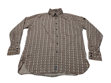 Chemise Tommy Hilfiger motifs fleurie marguerites taille M manches longues homme