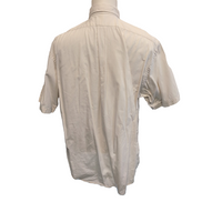 Chemise Ralph Lauren Blake L Blanche Logo Bleu Manches Courtes