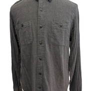 CHEMISE POLO Ralph Lauren homme L GRIS ANTHRACITE chaude épaisse 🔝