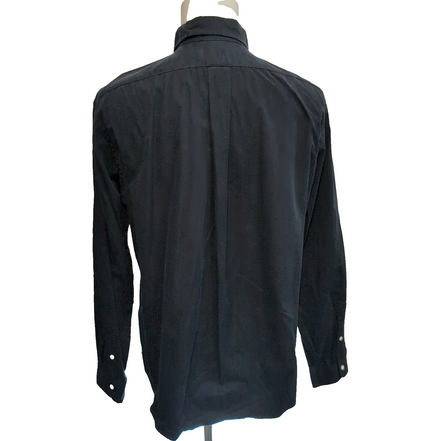 Chemise Ralph Lauren L Noir Logo Violet Classic Fit Button Down Coton Shirt