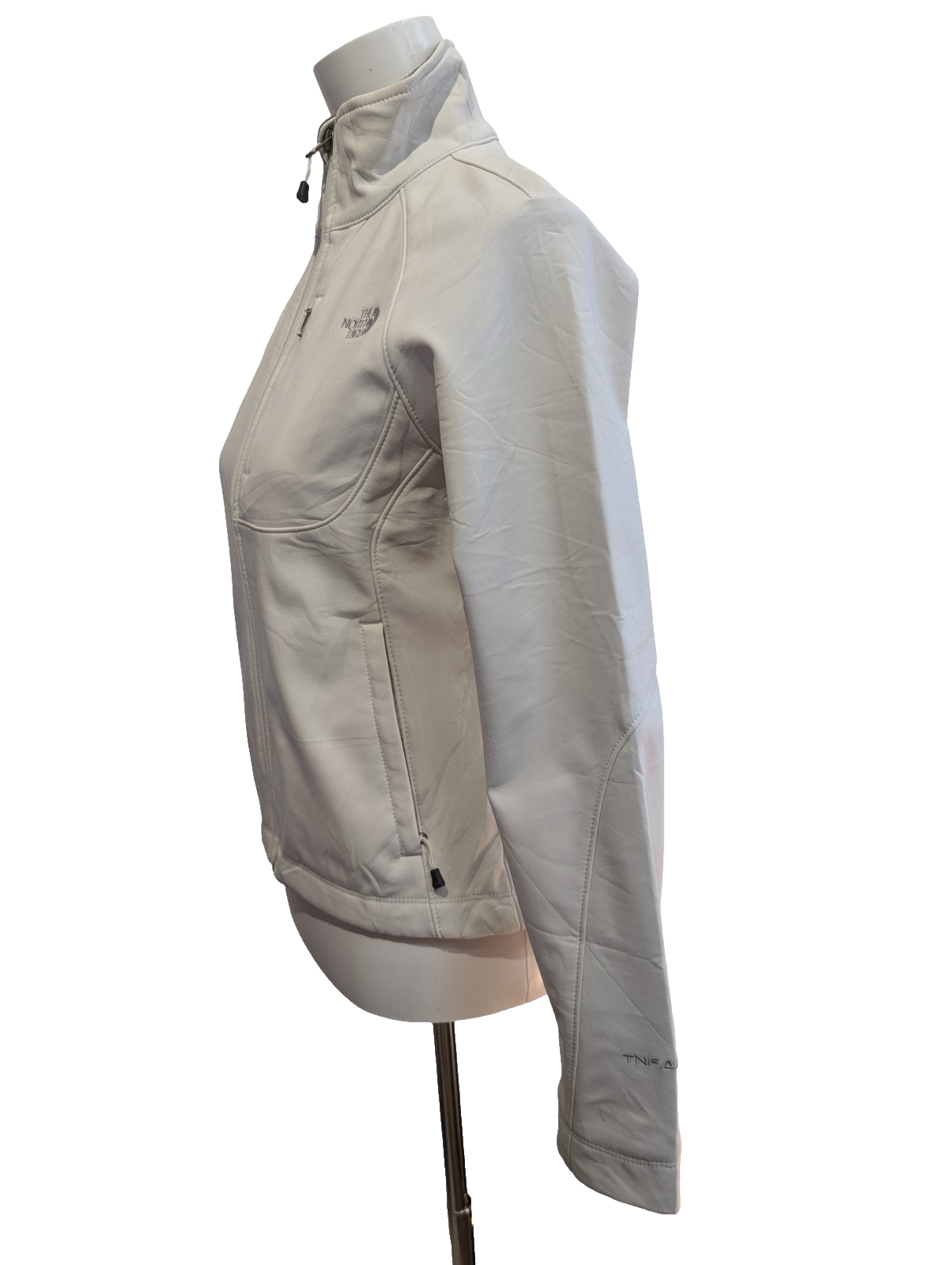 Veste Softshell TNF APEX Femme XS Blanche Coupe-Vent Polaire Technique