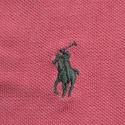 Polo manches courtes Polo Ralph Lauren femme S rose corail Skinny Fit coton