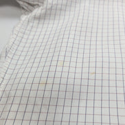 Chemise Tommy Hilfiger Homme Taille M Blanche petits Carreaux Col Pression