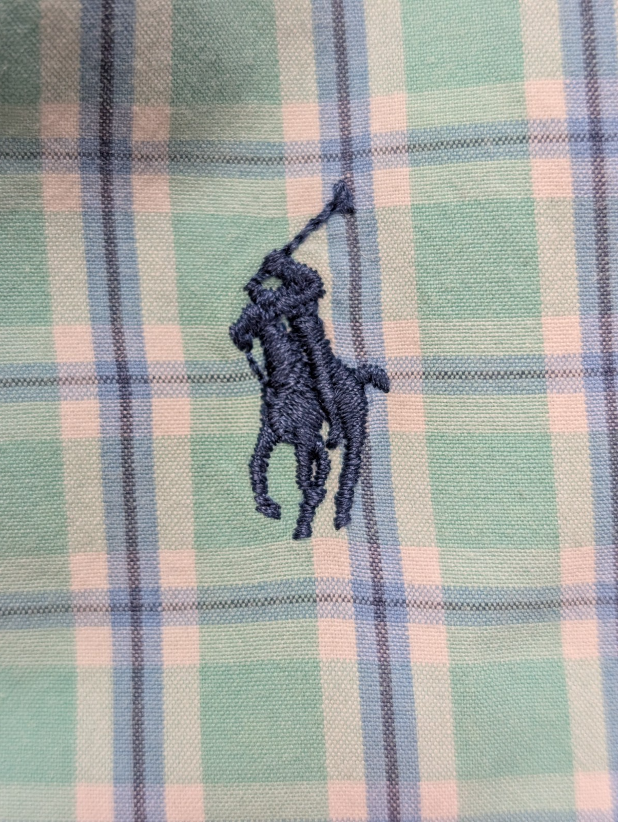Chemise Polo Ralph Lauren Shirt S Blake Carreaux Manches Courtes Button Down