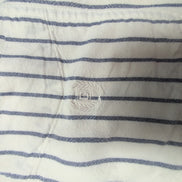 Chemise CHAPS blanche à rayures grises taille L #152e