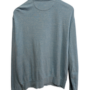 Pull Polo Ralph Lauren M turquoise coton Half Zip col zippé logo brodé