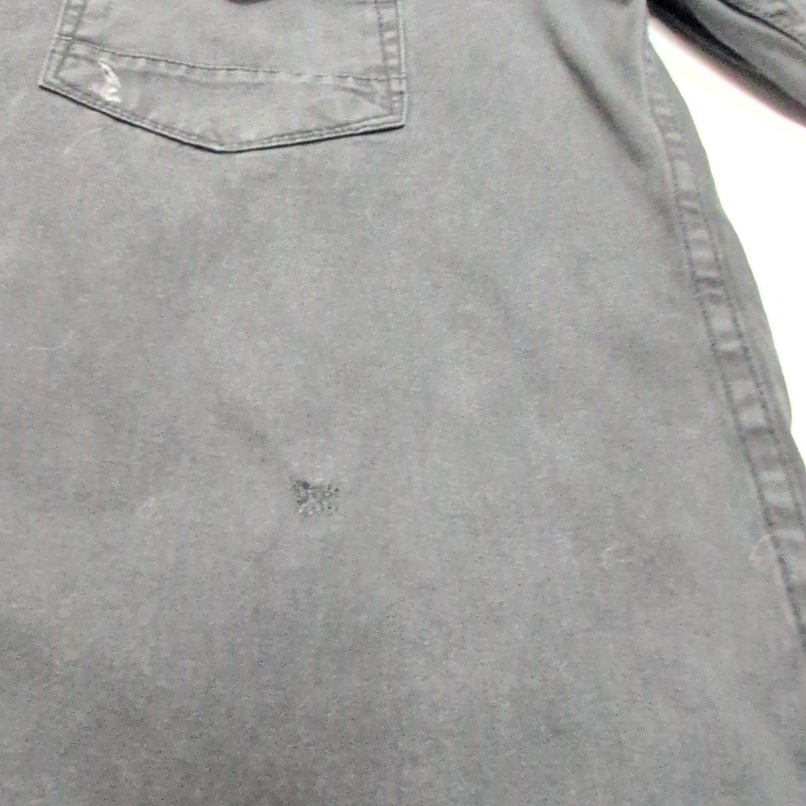 Chemise Jack & Jones Vintage Western Noir Style Vintage Jean Fin Taille S