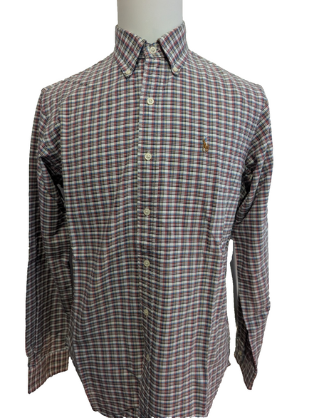 Chemise Ralph Lauren Rouge et bleu à carreaux Taille M - Excellent état