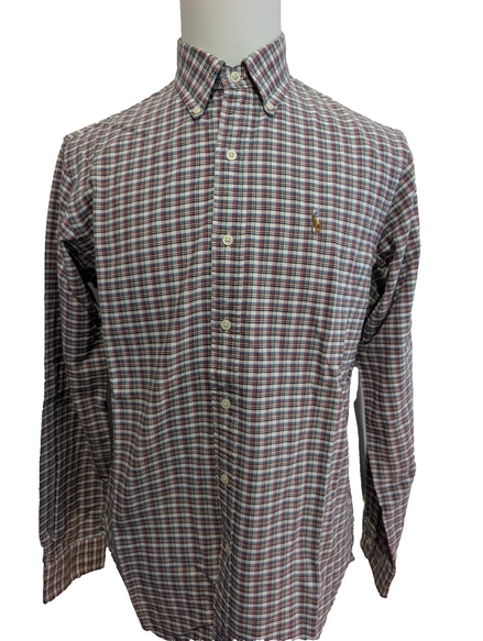 Chemise Ralph Lauren Rouge et bleu à carreaux Taille M - Excellent état