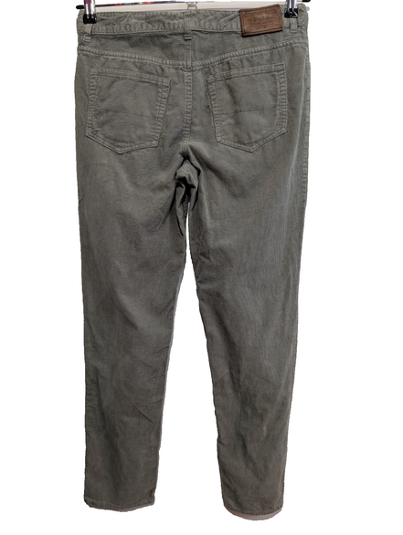 Pantalon Velours Côtelé Polo Ralph Lauren W28 L28 Gris Homme Vintage Jean