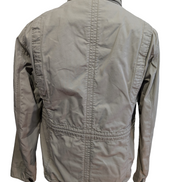 Marc O'Polo Veste Blouson Coton Crème Beige M Capuche Col Field Jacket | 313BSR