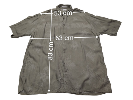 Chemise hawaïenne Pierre Cardin manches courtes taille XL
