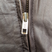 MEMBERS ONLY - Blouson Aviateur Vintage marron en Cuir (Bomber) taille S |46c
