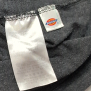 T-shirt Dickies XL Gris Anthracite Col V Poche 100% Coton Vintage
