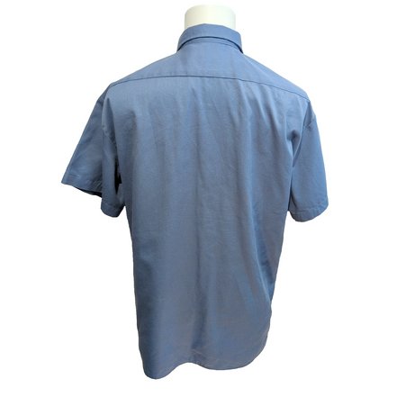 Chemise Dickies manches courtes L Bleu Clair uni Workwear USA Poches