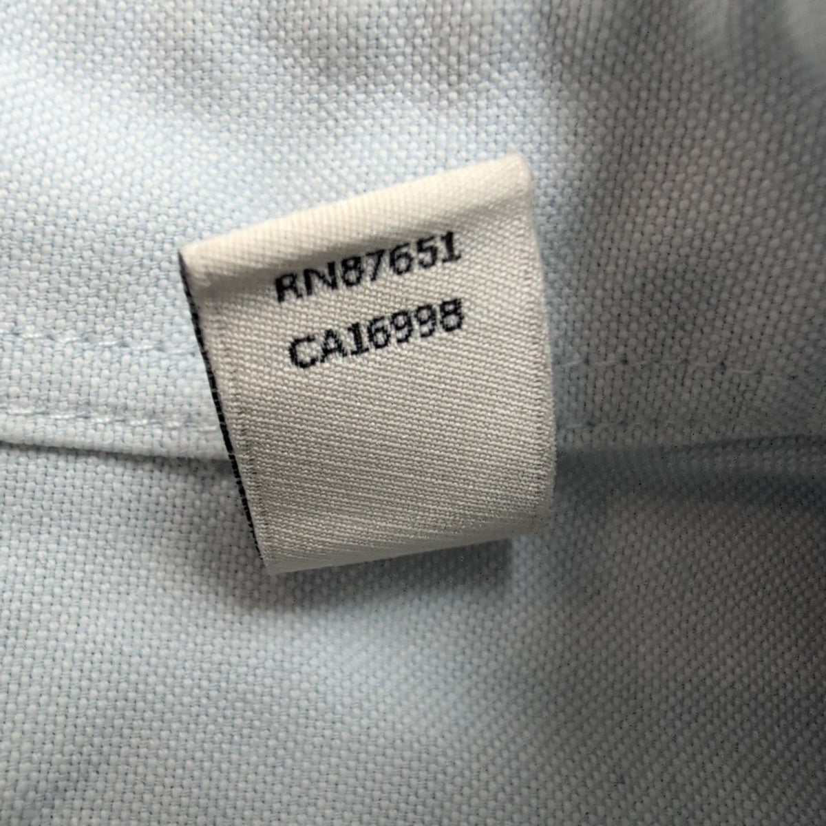 Chemise Lacoste 42 L Bleu Clair Regular Fit Logo Vert Coton manches longues