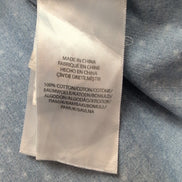 Chemise Polo Ralph Lauren L 14-16 Ans Bleu Étoiles Effet Jean Manches courtes