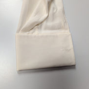 Chemise Ingram Made in Italy M/L 100% Soie Poignets Mousquetaire Blanche