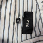 Chemise Fila blanche à rayures taille L #143msch