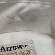 Arrow Chemise Smoking Blanche Made in USA Poignets Mousquetaires Homme M L