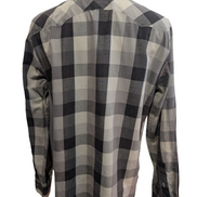 Chemise Levi's Western Carreaux Crème et Noir - Pressions Translucides - T.L