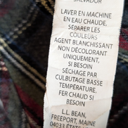 🔥 CHEMISE FLANELLE L.L. BEAN XL (TG) CARREAUX ROUGE GRIS QUALITÉ