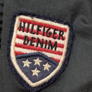 Tommy Hilfiger Denim Parka Veste Femme Noire Capuche Coton Ajustée M | 321BSR