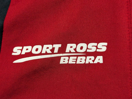Veste de survêtement Adidas Rouge Taille L (Taille grand - Mesures réelles)