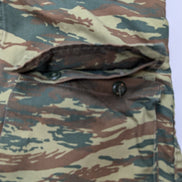 Veste militaire Vert Kaki Armée Grecque Camouflage Tiger Stripe Taille M