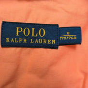 Chemise Polo Ralph Lauren Enfant XL 170/96A Orange Pastel Coton Logo Vert