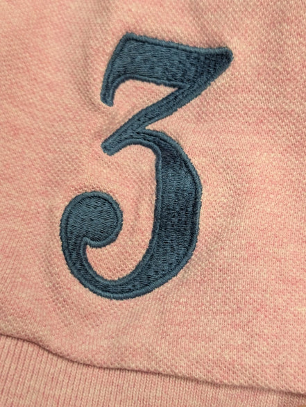 Polo manches courtes Polo Ralph Lauren Big Pony rose XXL Custom Slim Fit