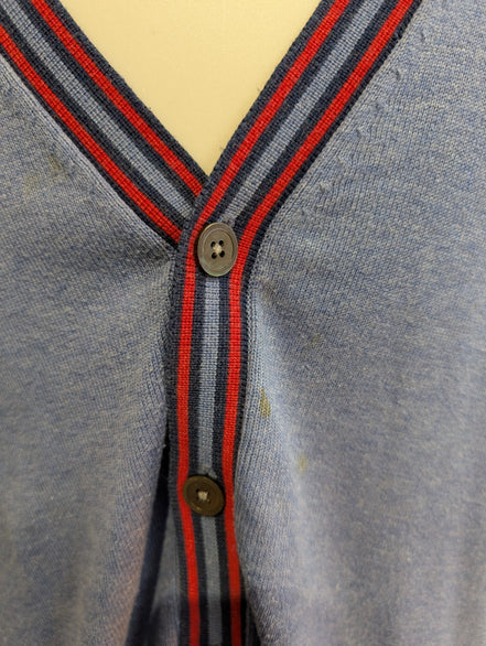 Gilet Boutonné Brooks Brothers 346 Bleu Clair 100% Coton Supima - Taille XXL