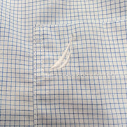 Chemise Nautica Slim Fit S Bleu Clair Carreaux 100% Coton manches longues