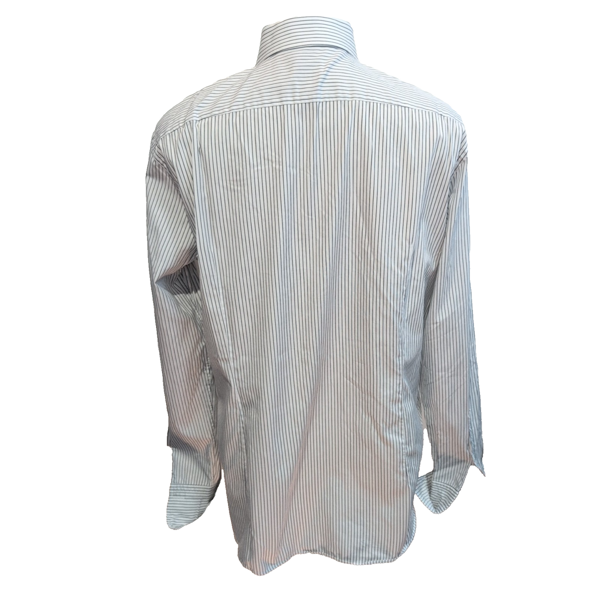 Chemise HUGO BOSS 100% Coton XL Slim Fit Blanche Poignets Mousquetaires