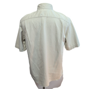 Chemise Wrangler Manche Courte Crème Unie Stretch Taille M Deux Poches