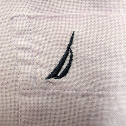 Nautica chemise lilas classic fit logo noir taille XL XXL