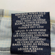 Chemise manches courtes Nautica bleu ciel à carreaux taille XL #135msch