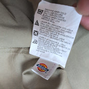 Chemise Dickies XXL Beige Made in Mexico Workwear 2 Poches Brodé