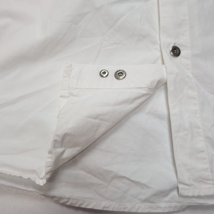 Chemise Harley-Davidson XL Blanche Brodée 100% Coton Boutons Métal HD