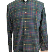Chemise Ralph Lauren Carreaux Multicolores Manches Longues Custom Fit - Taille M