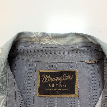 Chemise Wrangler Western Retro Motif Paisley - Taille XL