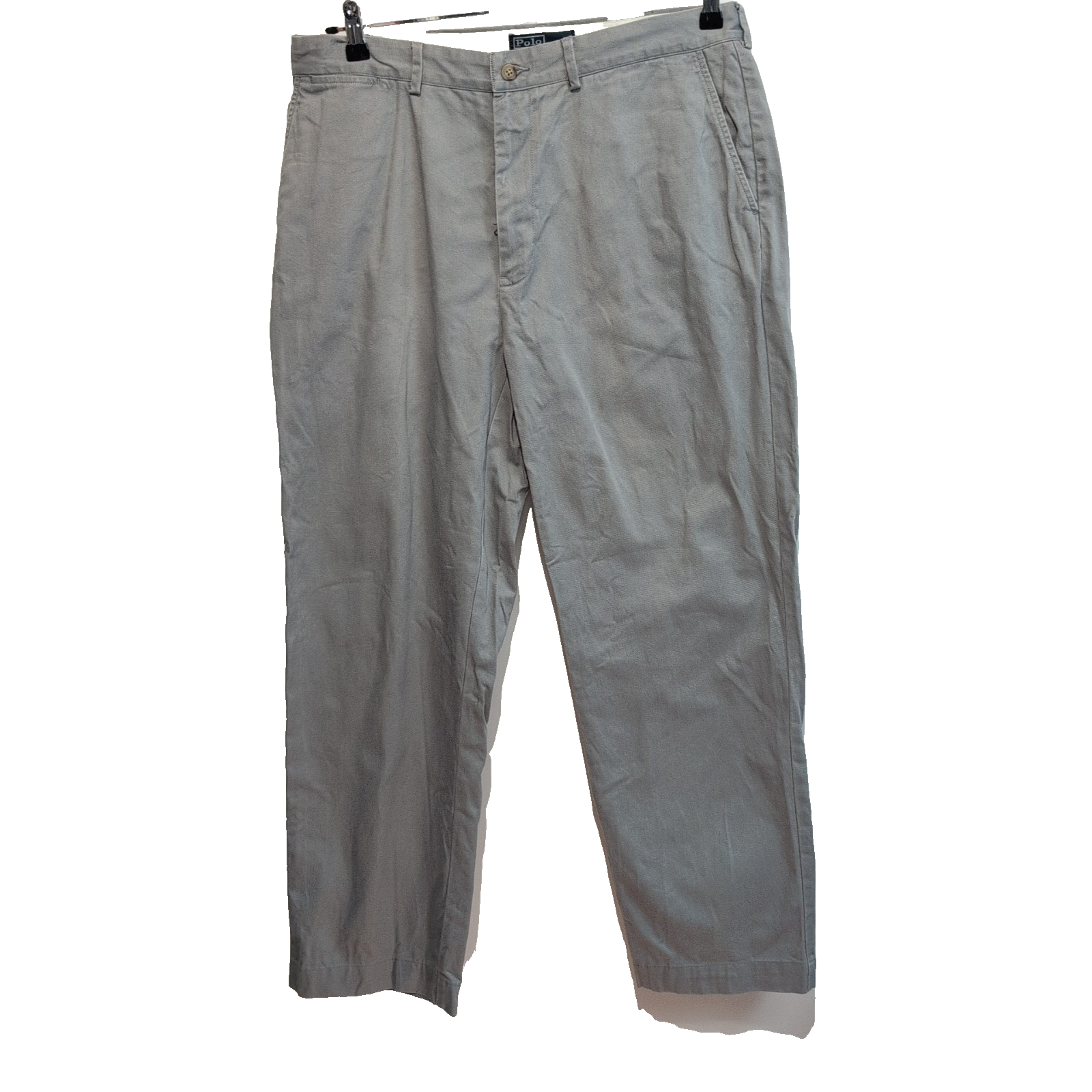 Pantalon Chino Polo Ralph Lauren W36 L32 Gris 100% Coton Homme