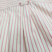 Chemise Tommy Hilfiger Denim blanc cassé rayures rouges manches courtes taille L