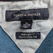 Polo Tommy Hilfiger bleu pétrole taille XL #280poltom