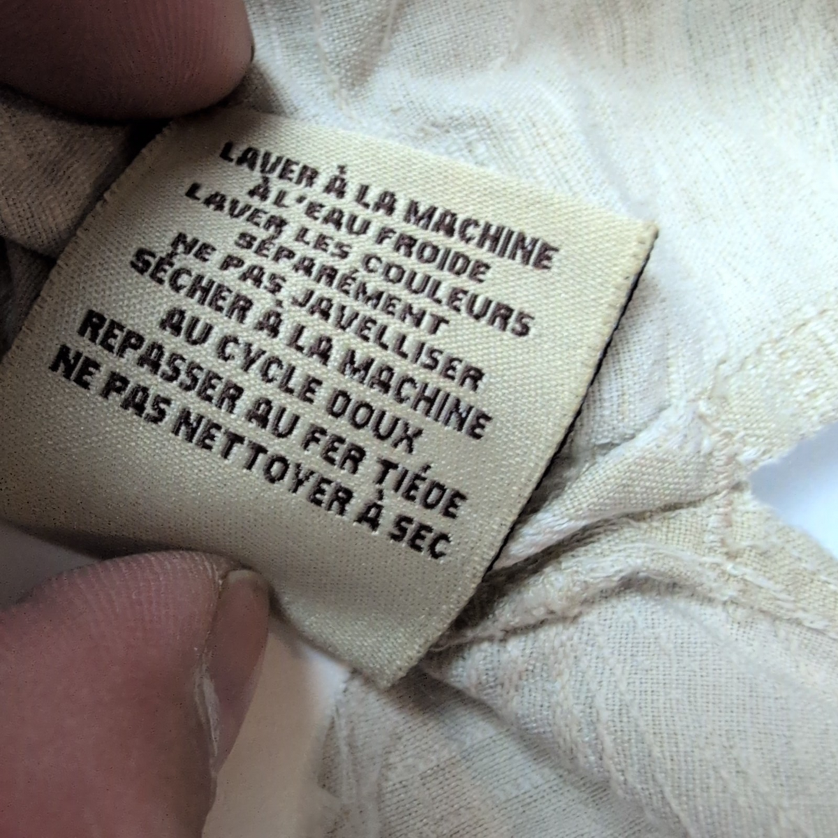 Chemise hawaïenne Jamaica Jaxx XL beige palmiers gaufrée 100% soie manches court