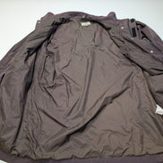 Doublure Manteau Armani Jeans 52 L/XL Bordeaux Noir Veste Liner Trench Chic 🧥
