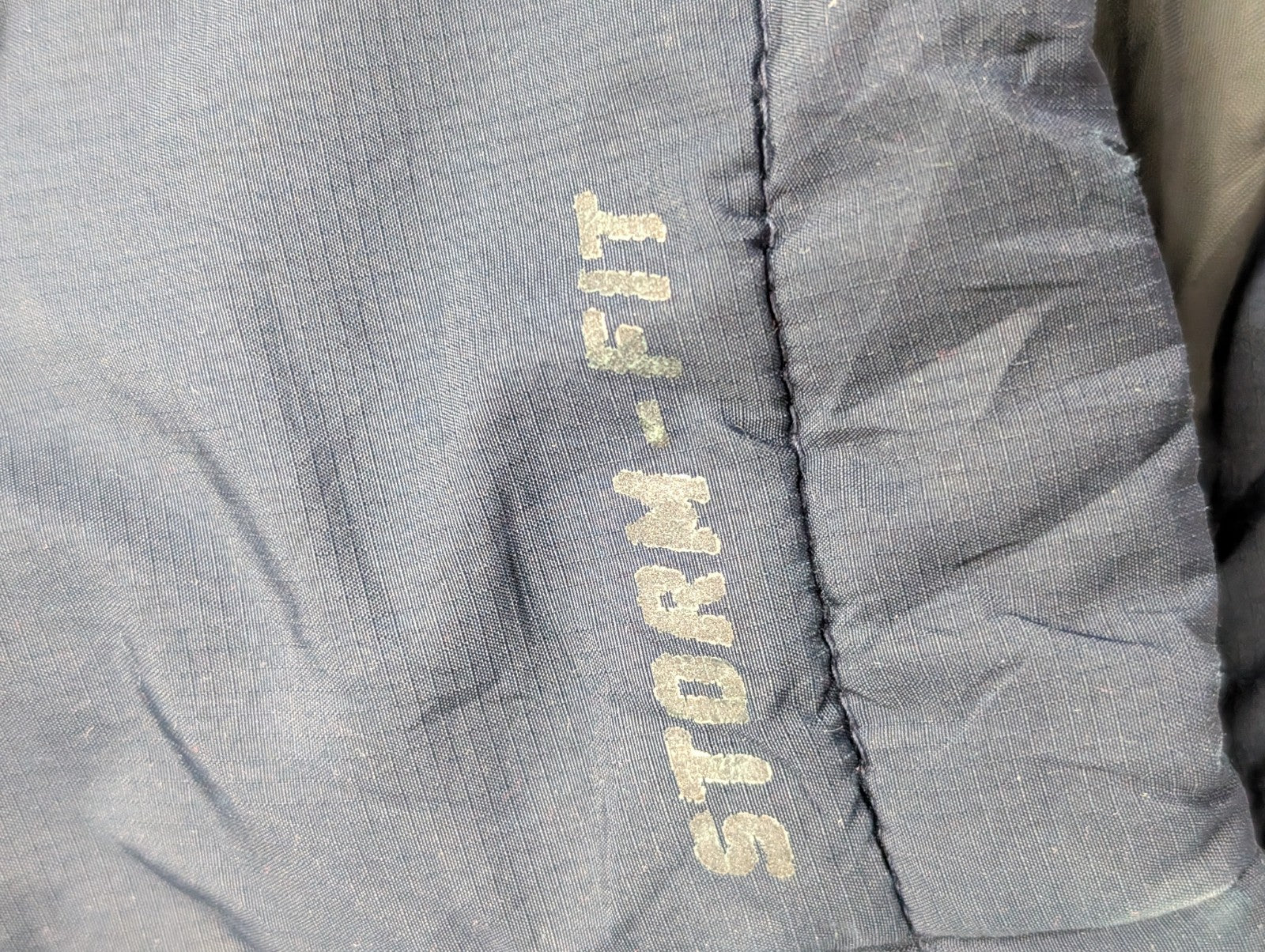 Manteau Nike Virginia Matelassé Bleu Marine Homme Taille L Veste Sportswear 🧥