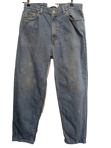 Jean Levi's 560 Comfort Fit Vintage Homme W38 L36 Bleu Denim Ample Long